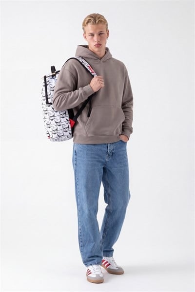 Oversize Kapüşonlu Sweatshirt