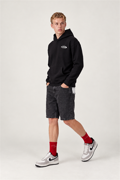 Unstoppable Yamalı Oversize Kapüşonlu Sweatshirt