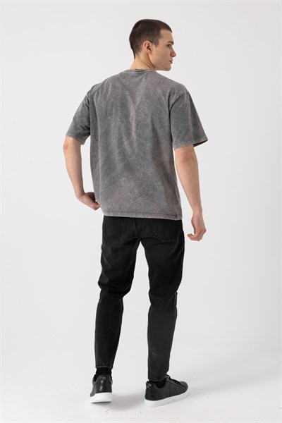 Yıkamalı Basic T-Shirt