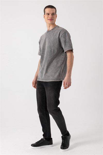 Yıkamalı Basic T-Shirt