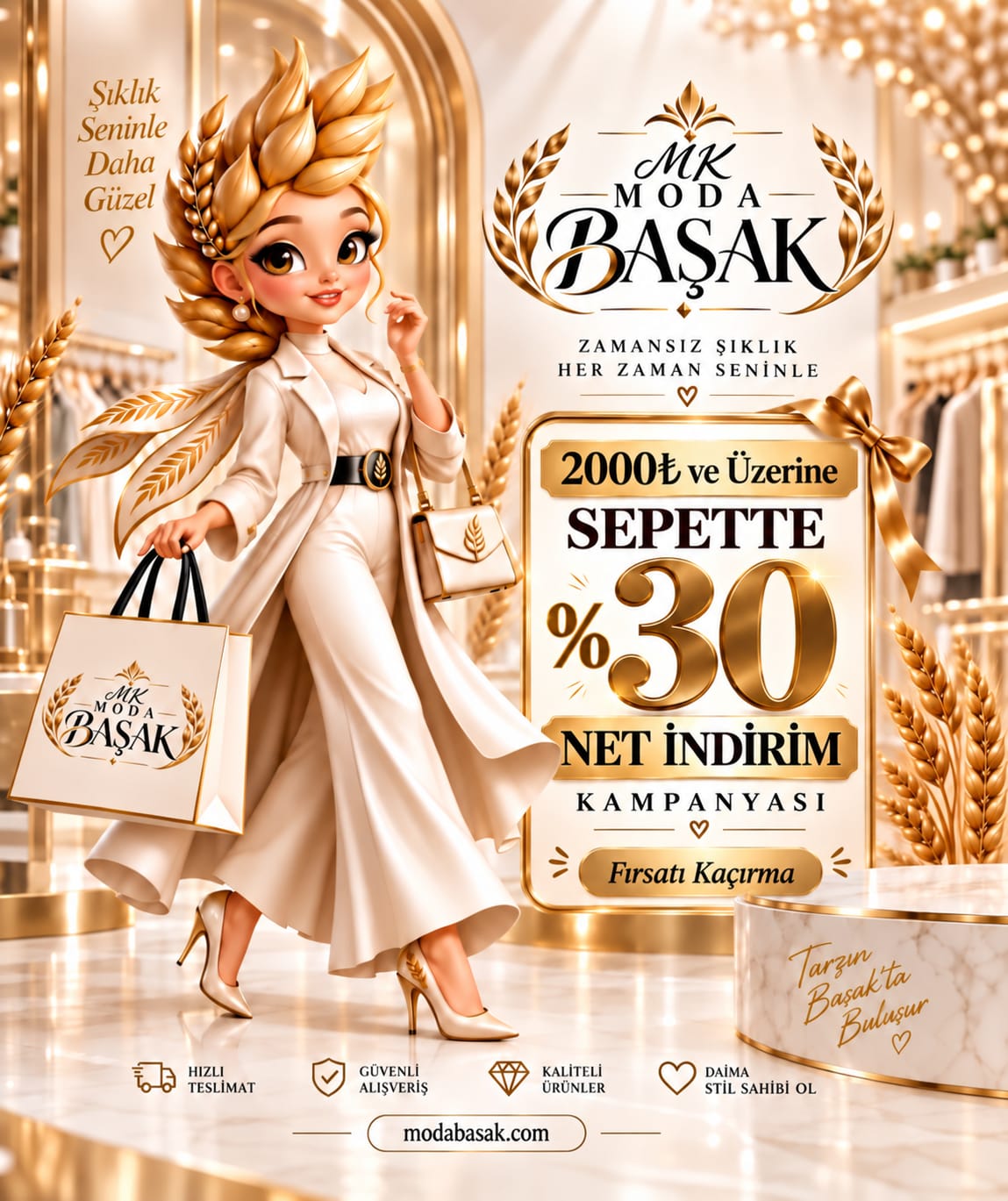 ÜYELERİMİZE ÖZEL 2000 TL VE ÜZERİ ALİŞVERİŞLERİNİZDE SEPETTE NET %30 İNDİRİM