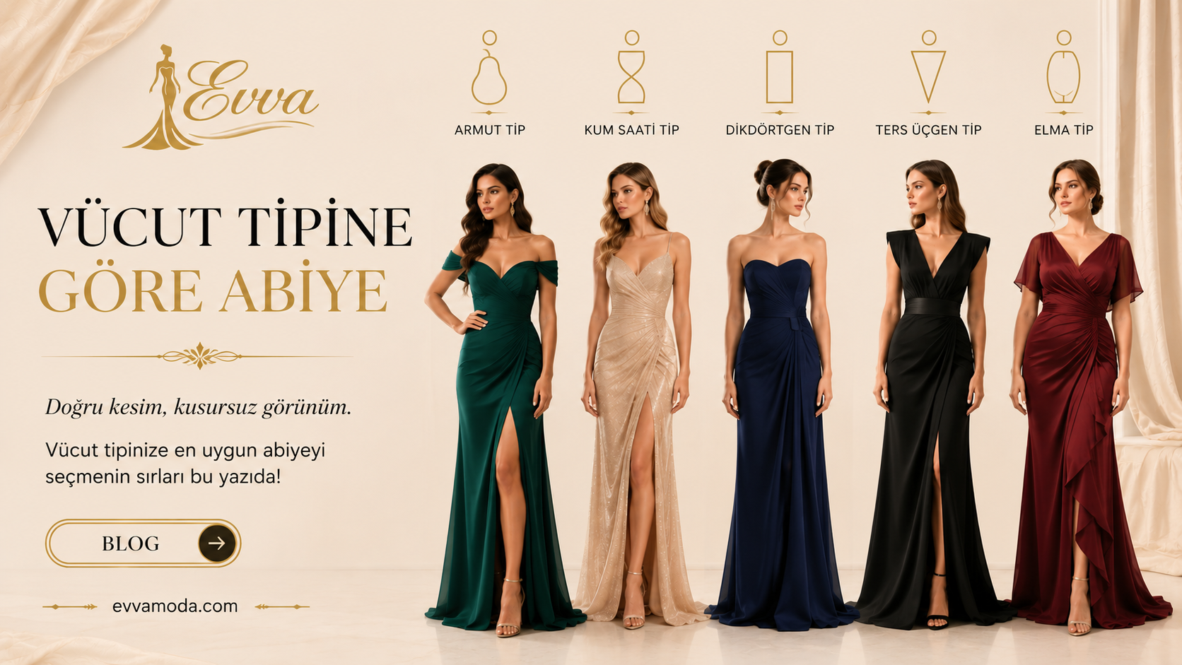 Vücut Tipine Göre Abiye
