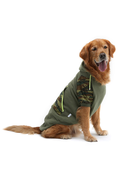 Büyük Irk Askeri Köpek Sweati -köpek Kiyafeti
