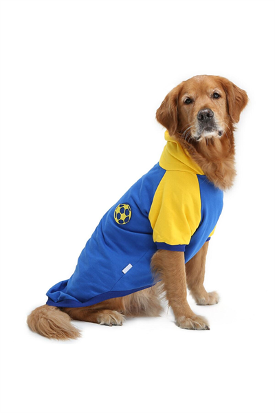 Büyük Irk Ball Navy Taraftar Köpek Sweati-köpek Kiyafeti-köpek Kiyafeti