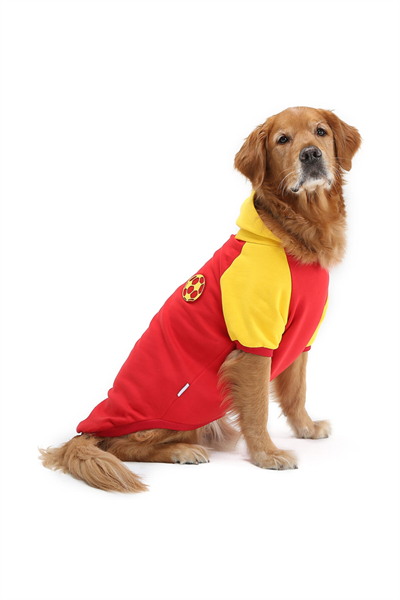 Büyük Irk Ball Red Taraftar Köpek Sweati-köpek Kiyafeti