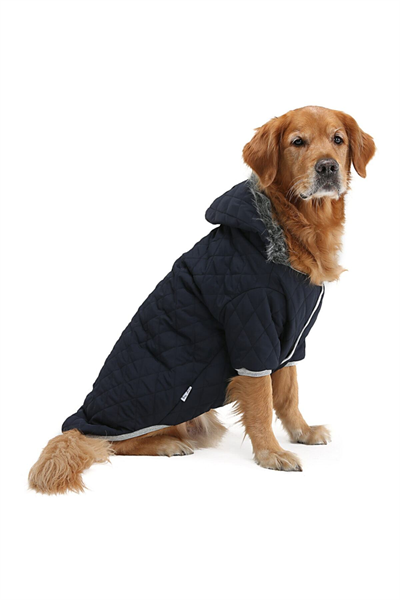Büyük Irk Laciver Puf Köpek Montu-köpek Yağmurluğu