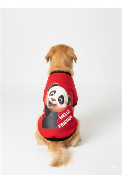 Büyük Irk Sweet Panda Köpek Kıyafeti Köpek Sweati (11-45KG)