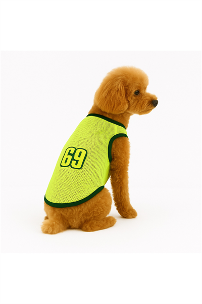 Dogi&Dog Küçük Irk Neon 69 Kedi Köpek Atleti (1-10kg)
