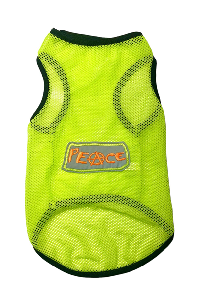 Dogi&Dog Küçük Irk Neon Green Peace File Atlet (1-10Kg)