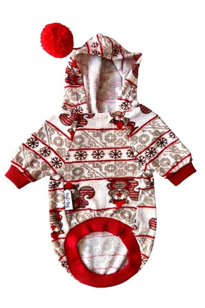 Dogi&Dog Küçük Irk Polar Noel Sincap Kedi-Köpek Sweati(0,5-10 KG)