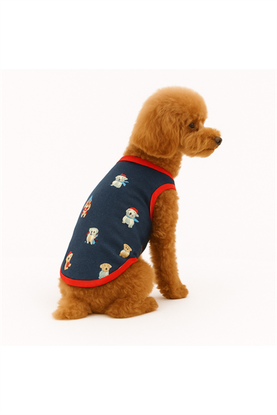 Küçük Irk Lacivert Mix Dogs Kedi Atleti Köpek Atleti (0,5-10KG)