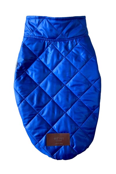 Küçük Irk Mavi Anorak Puf Kedi Köpek Kıyafeti Yelek (01-11 KG)