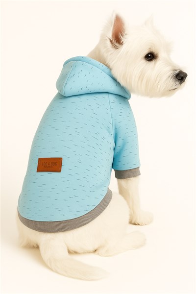 Küçük Irk Mavi Kırçıllı Sweat-kedi Köpek Kiyafeti (0,5-10 Kg)