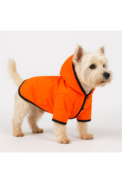 Küçük Irk Neon Turun İnce Köpek Yağmurluğu Rüzgarlık (1-11KG)
