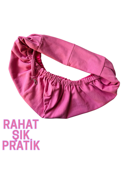Küçük Irk Pembe Kedi -köpek Taşıma Çantası (1 KG-5 KG ARASI)