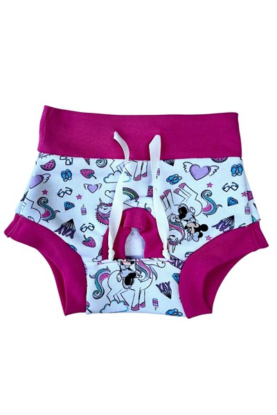 Küçük Irk Pink Mouse Köpek Regl İç Çamaşırı (0,5-15KG)