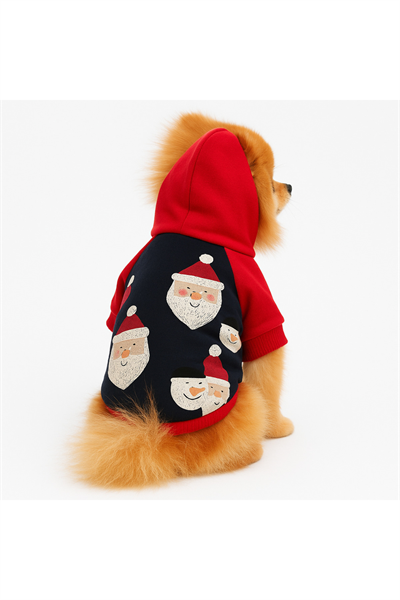 Küçük Irk Snowman&Santa Yılbaşı Kedi Köpek Kıyafeti Sweati (0,5-10KG)