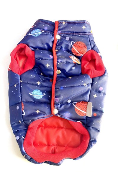 Küçük Irk Space Anorak Puf Kedi &köpek Yeleği