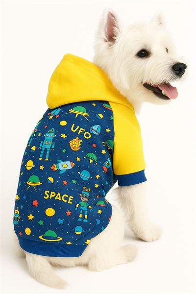 Küçük Irk Ufo Sweat-kedi Köpek Kiyafeti