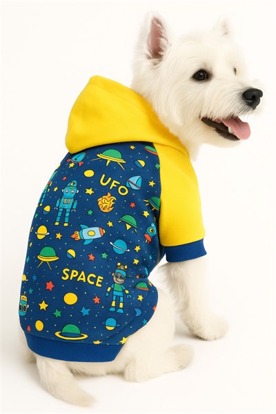 Küçük Irk Ufo Sweat-kedi Köpek Kiyafeti