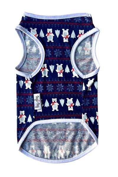 Küçük Irk White Bear Yılbaşı Kedi-Köpek Atleti (0,5-10 KG)