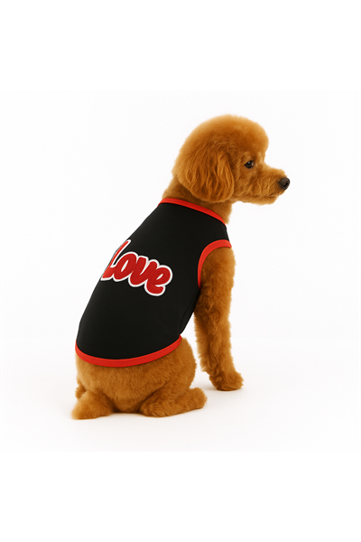 Love Atlet Kedi Ve Köpek Atleti Köpek Kiyafeti 1 -10 kg