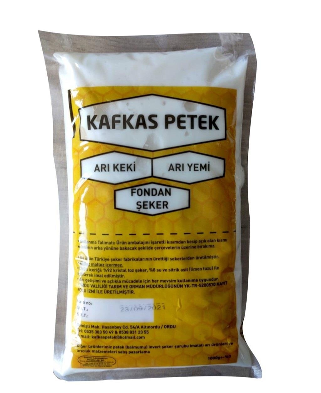 KAFKAS PETEK FONDON ŞEKER 1 KG 