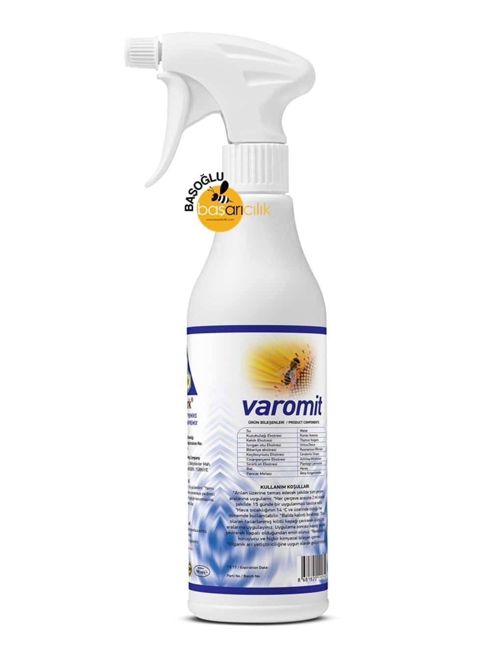 Varomit 500 ML Püskürtme Tetikli