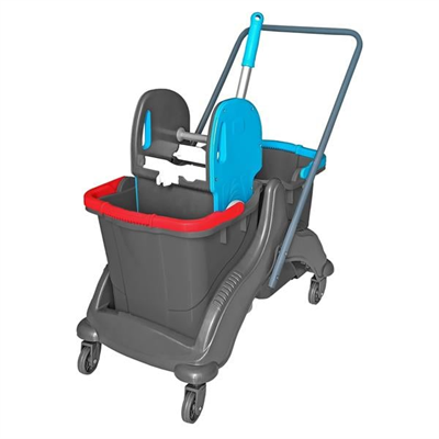 Çift Kovalı Paspas Arabası