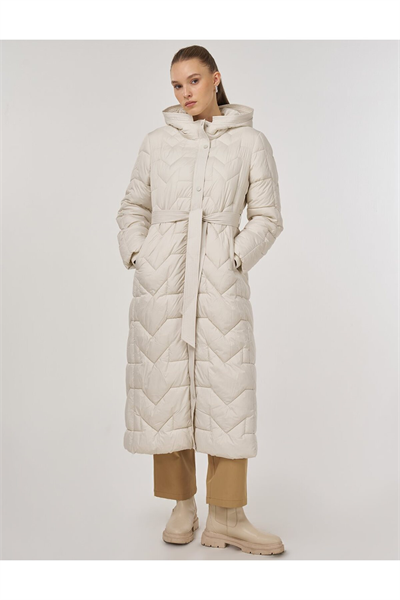 Kayra Cep Detaylı Anorak Mont Ekru