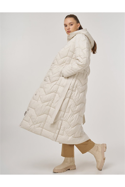 Kayra Cep Detaylı Anorak Mont Ekru