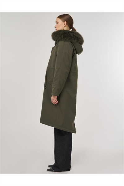 Kayra Cep Detaylı Anorak Mont Haki