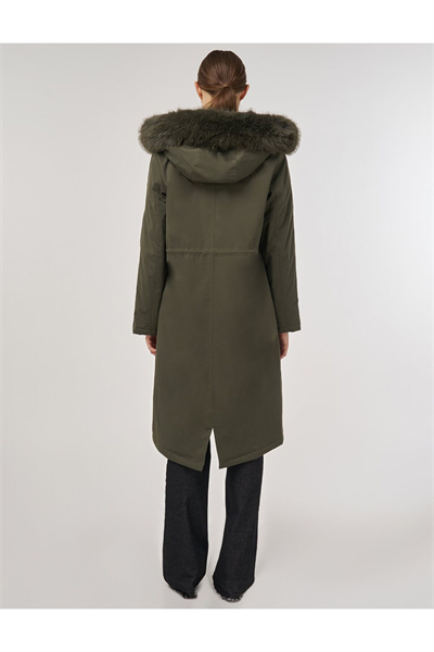 Kayra Cep Detaylı Anorak Mont Haki