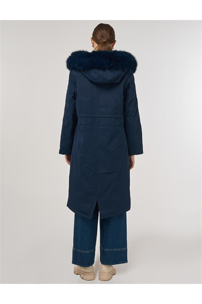 Kayra Cep Detaylı Anorak Mont Lacivert