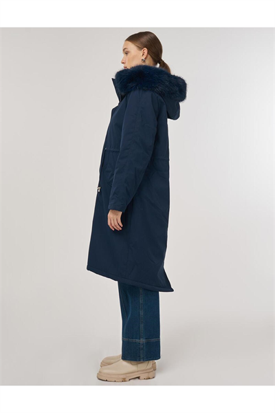 Kayra Cep Detaylı Anorak Mont Lacivert