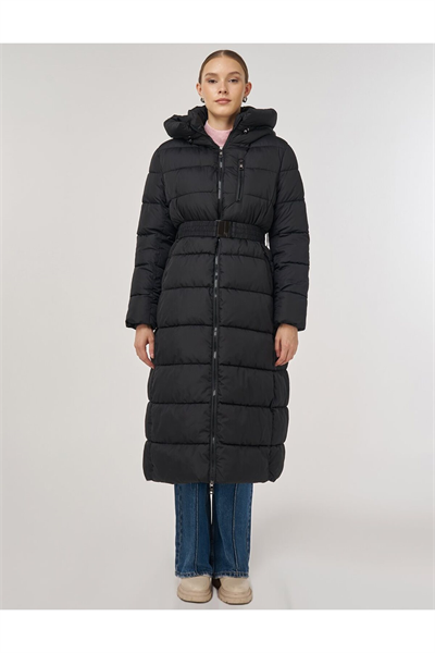 Kayra Fermuar Detaylı Anorak Mont Siyah