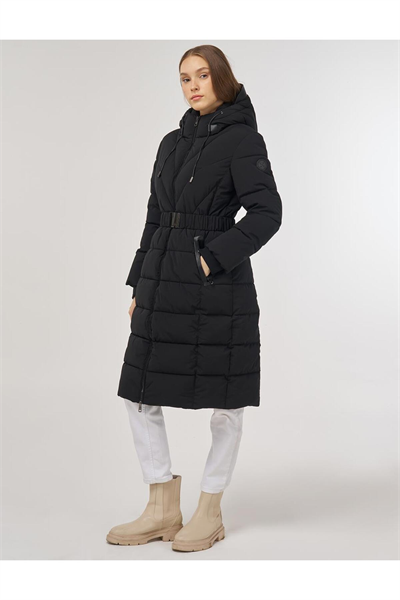 Kayra Kapüşon Detaylı Anorak Mont Siyah