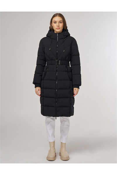 Kayra Kapüşon Detaylı Anorak Mont Siyah
