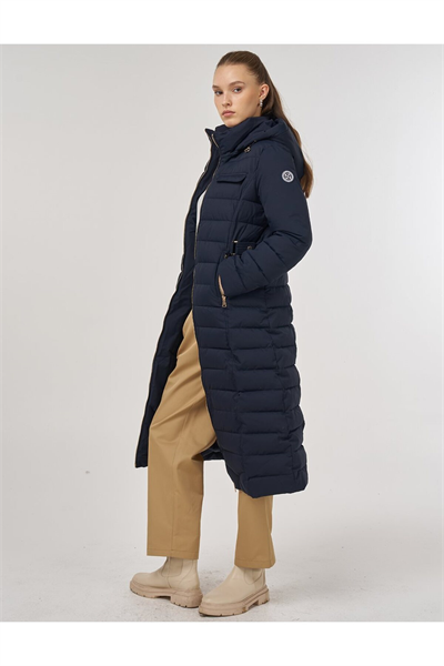 Kayra Kapüşonlu Anorak Mont Lacivert