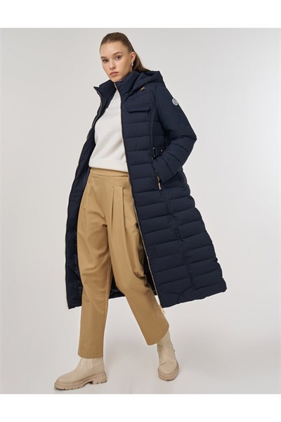 Kayra Kapüşonlu Anorak Mont Lacivert