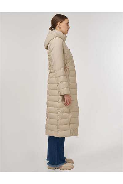 Kayra Kapüşonlu Anorak Mont Taş
