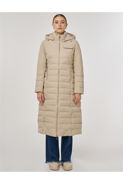Kayra Kapüşonlu Anorak Mont Taş