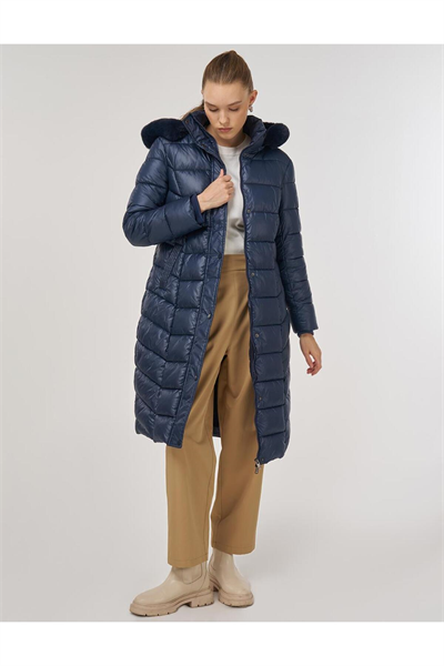 Kayra Logo Detaylı Anorak Mont Lacivert