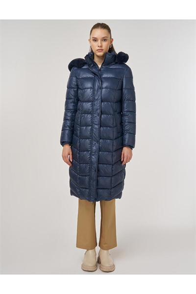Kayra Logo Detaylı Anorak Mont Lacivert
