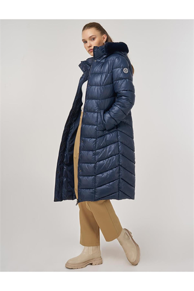 Kayra Logo Detaylı Anorak Mont Lacivert