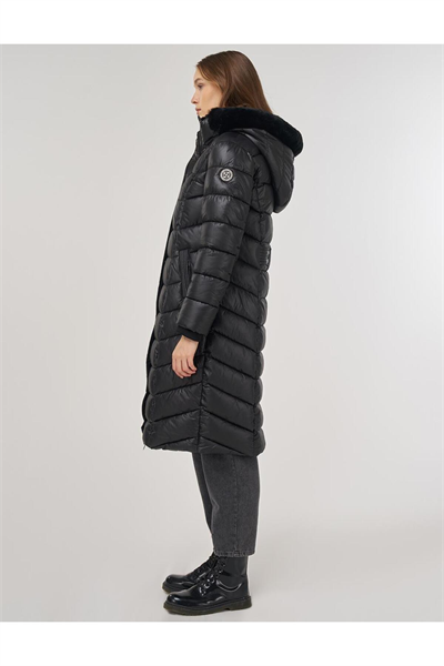 Kayra Logo Detaylı Anorak Mont Siyah