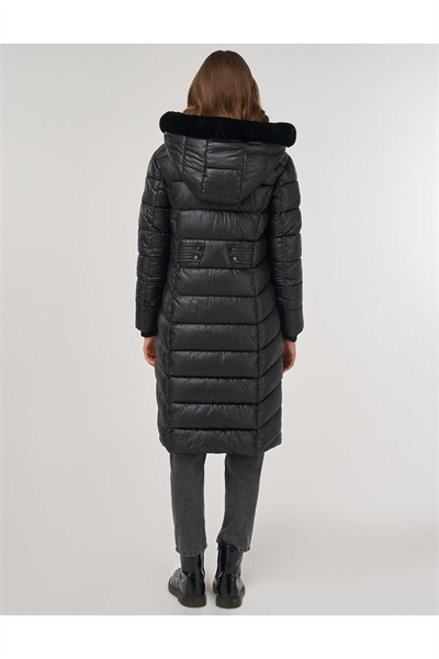 Kayra Logo Detaylı Anorak Mont Siyah