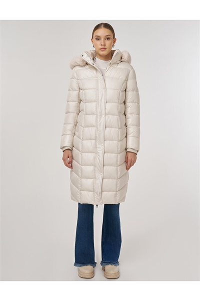 Kayra Logo Detaylı Anorak Mont Taş