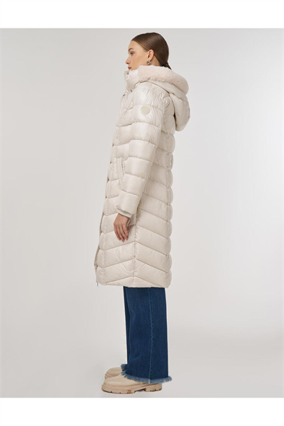 Kayra Logo Detaylı Anorak Mont Taş