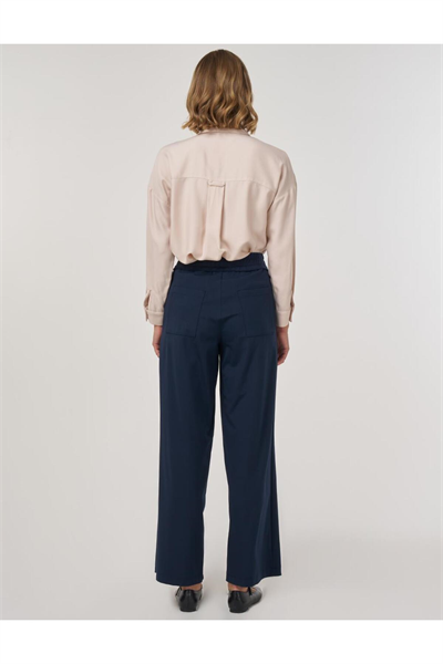 Kayra Rahat Kesim Rayon Pantolon Lacivert